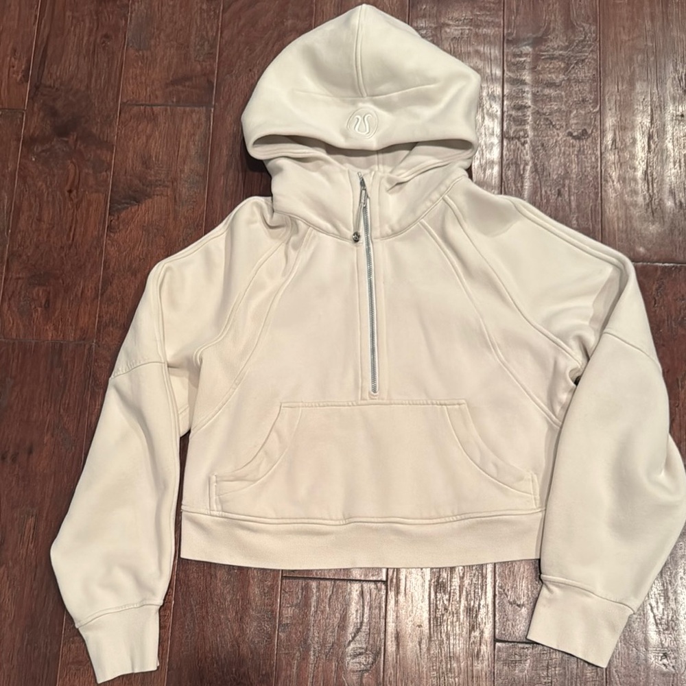 2 Lululemon Cream and Brown Hoodies - Picture 2 of 10